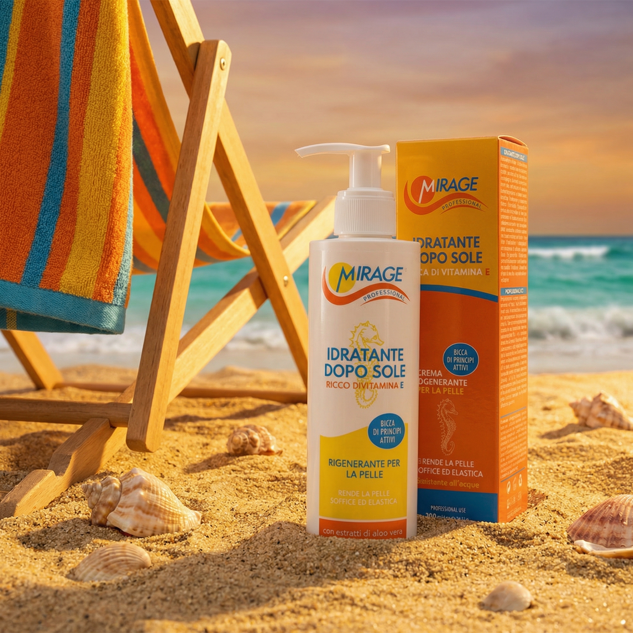 Mirage Professional – Idratante Dopo Sole Ricco di Vitamina E